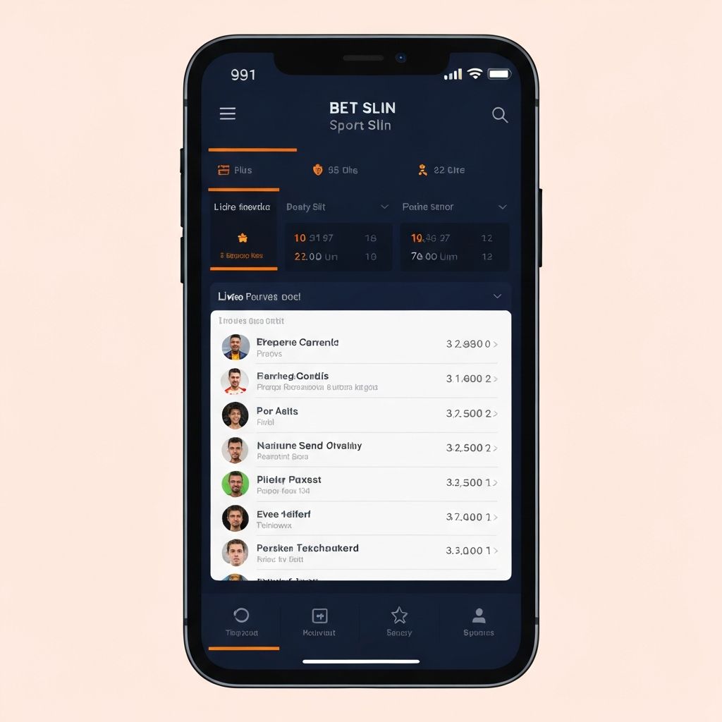 Mostbet спорт ставкалары интерфейсі